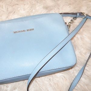 MK Crossbody— light blue— used condition